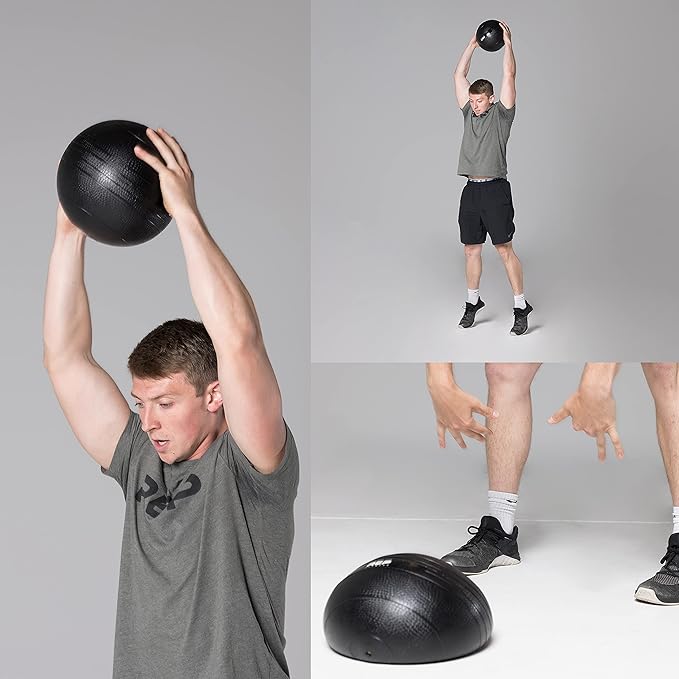 REP Fitness V2 Slam Balls for Strength and Conditioning, Slam Ball Exercises, and Cardio Workouts (5, 10, 15, 20, 25, 30, 35, 40, 45, 50, 60, 70, & 100 lbs)