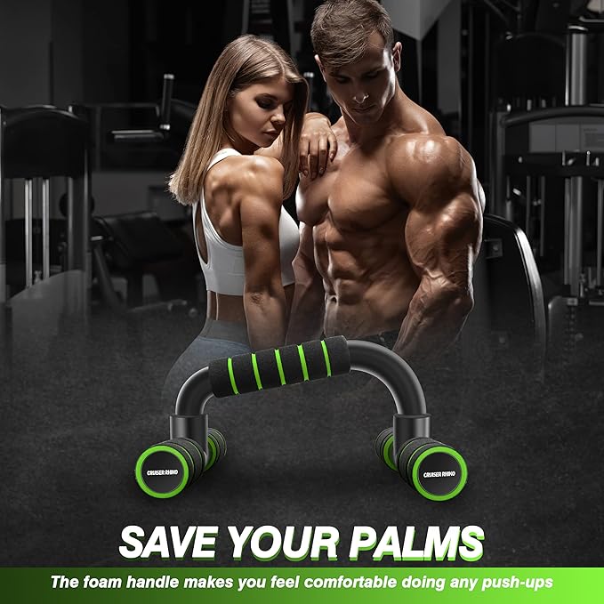 Push Up Bars, Calisthenics Equipment Push Up Handles for Floor, Perfect Push Up Bar, Pushup Bars with Non-slip Sturdy Structure Handle, Fitness Bars for Home & Workout
