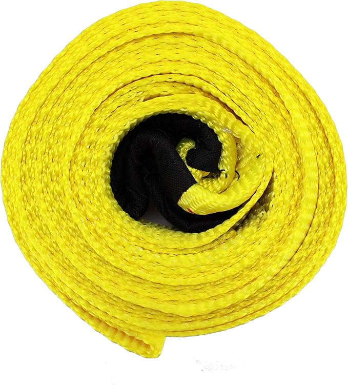 HFS(R) Yellow Tree Saver, Winch Strap, Tow Strap 30,000 Pound Capacity (3X20FT)