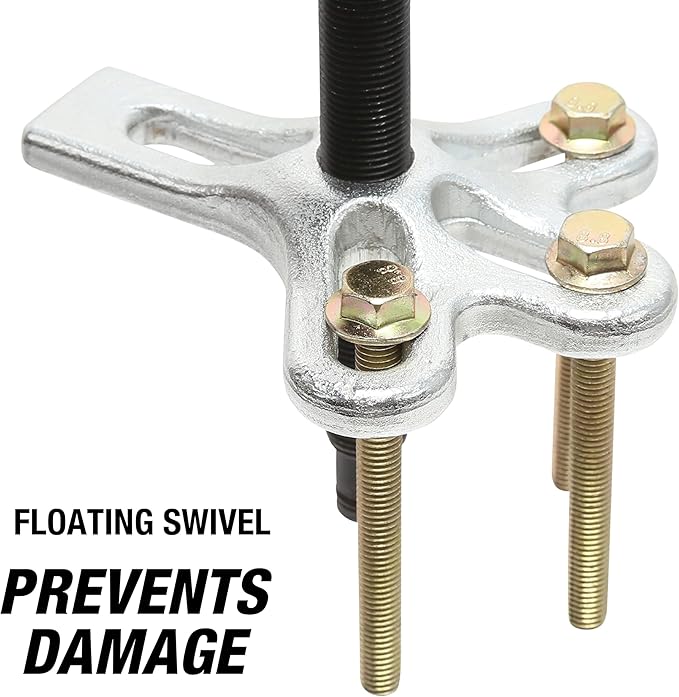 OEMTOOLS 25053 Heavy Duty Harmonic Balancer Puller Set, Engine Repair and Maintenance, Durable Alloy Steel Construction, Automotive Pulley Remover