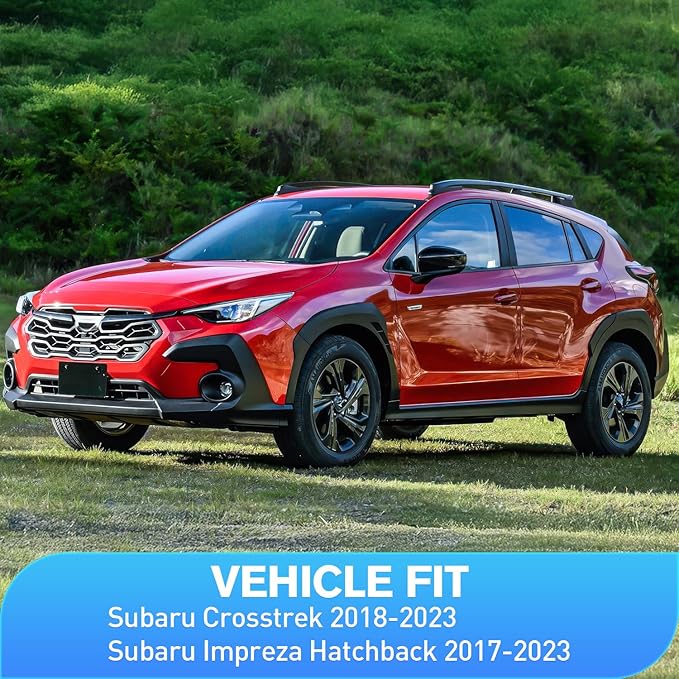 Nilight Vent Window Visors for Crosstrek 2018-2023 Impreza Hatchback 2017 2018 2019 2020 2021 2022 2023, in-Channel Rain Guards, Original Window Deflectors-4PCS