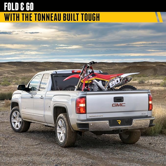 RealTruck BAK BAKFlip F1 Hard Folding Truck Bed Tonneau Cover | 772332 | Fits 2019-2023 Ford Ranger 5' 1" Bed (61")