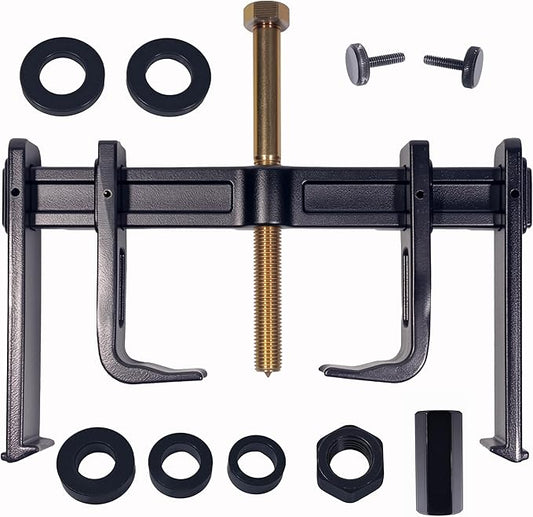 Heavy Duty Hub Drum and Rotor Puller Kit 78830, Hub Removal Tool Compatible with 1-1/4 inch Socket and 1-1/4 or 32 mm Wrench, Drum Rotor Brake Hub Puller