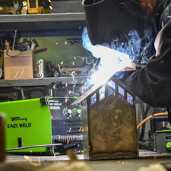 FORNEY Easy Weld 140 Amp 120-Volt Flux-Cored Wire Feed Welder (No Gas Needed)