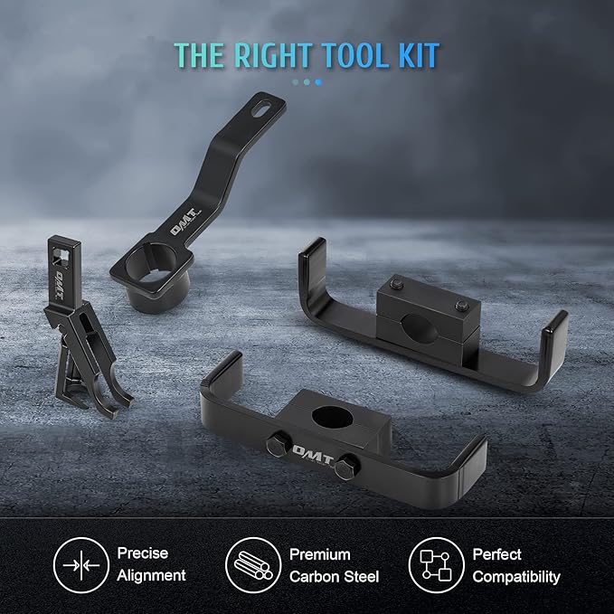 Orion Motor Tech Camshaft Holding Tool Kit with Valve Spring Compressor, Crankshaft Positioning Tool, 4pc Camshaft Alignment Timing Tool Set Compatible with Ford 4.6L 5.4L 6.8L 2V 4V Engines