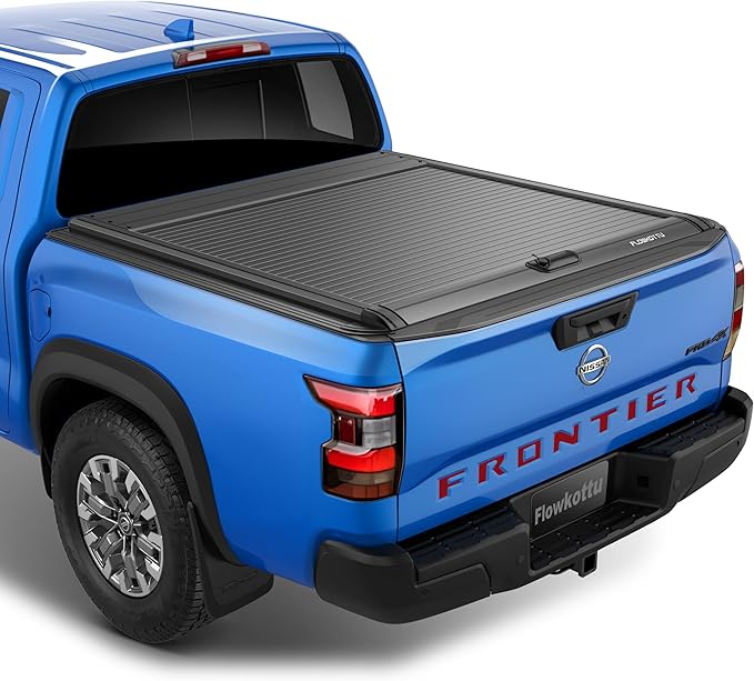 Retractable Hard Tonneau Cover Fits 2005-2025 Nissan Frontier Truck Bed w/o Track Rail (NO México) (5 FT)