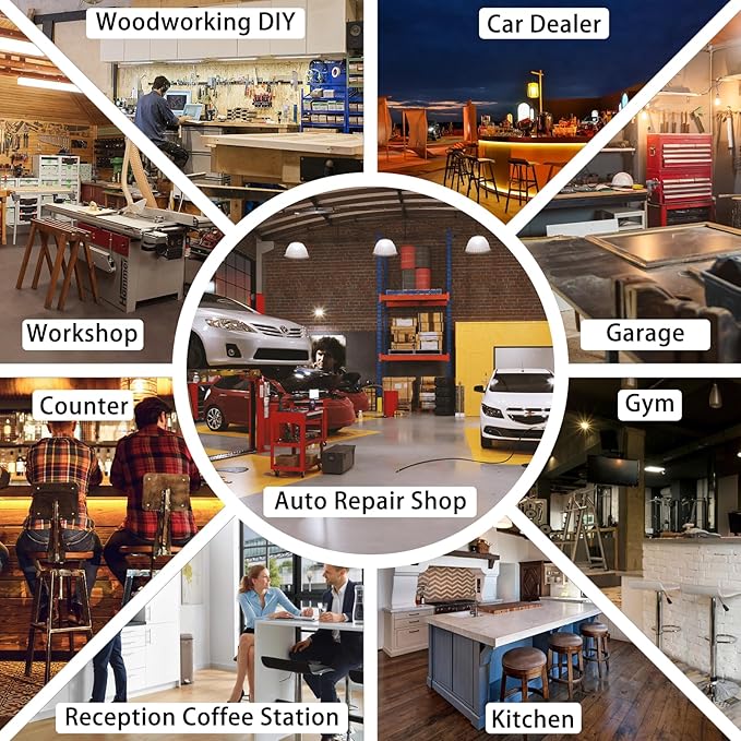 Shop Stool with Backrest, Mechanic Garage Stool for Workshop, Adjustable Shop Stools Chair, Padded Workbench Stools for Men Women, 300 LBS Capacity, 360° Swivel PVC Seat, Heavy Duty, Yellow