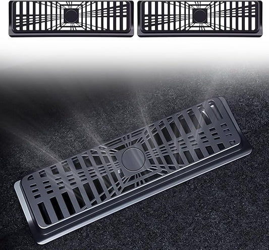 Backseat Floor Air Vent Cover for Tesla Model Y Juniper 2025 2026 Launch Series Accessories Air Flow Vent Grille Protection, Rear Under Seat Air Conditioning Outlet Grille Protector