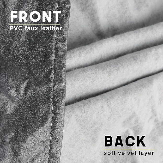 Rosefray RV Tire Covers, Dual Axle Wheel Cover (2 Pack) Fits 27"-30"/30”-33” Diameter Tires, Waterproof Anti-UV Black Dual Tire Covers RV Accessories for Truck/Trailer/Gray