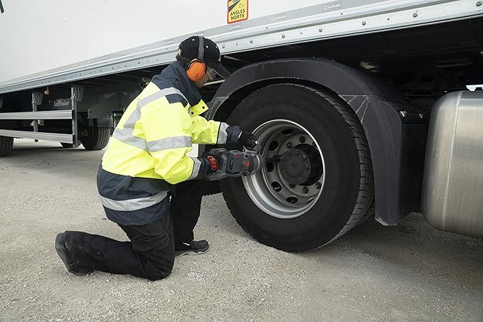 Ingersoll Rand W9691-K2E 20V High-Torque 1" Cordless Impact Wrench Kit, 2 Batteries and Charger, 6" Extended Anvil