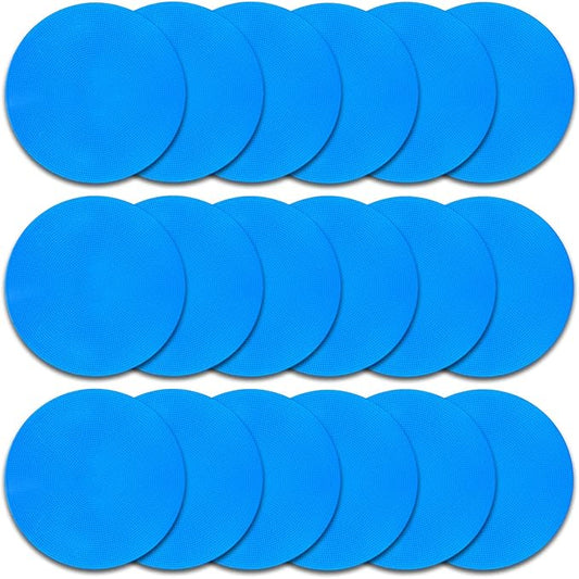 Spot Markers Rubber Floor Dots 9inch Non Slip Agility Dots Flat Cones for Kids Sports Soccer Basketball Training, Social Distancing, Preschool Kindergarten Classroom