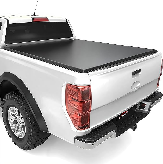 Soft Tri-Fold Truck Bed Tonneau Cover Compatible for 2015-2026 Ford F-150 5.5FT (66") Bed