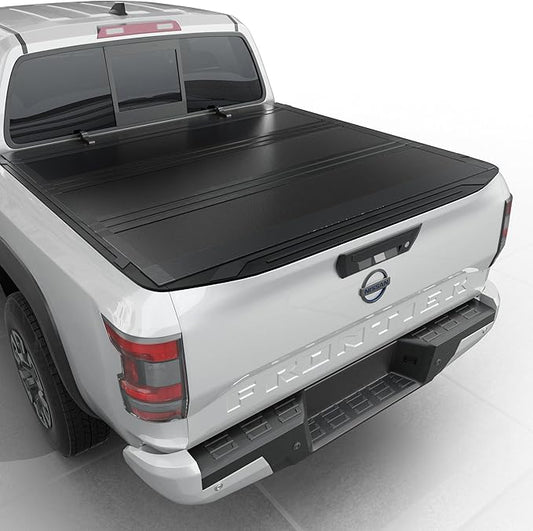 Low Profile Flip Up Truck Bed Tonneau Cover Fits 2005-2022 Nissan Frontier 5' Bed (60")