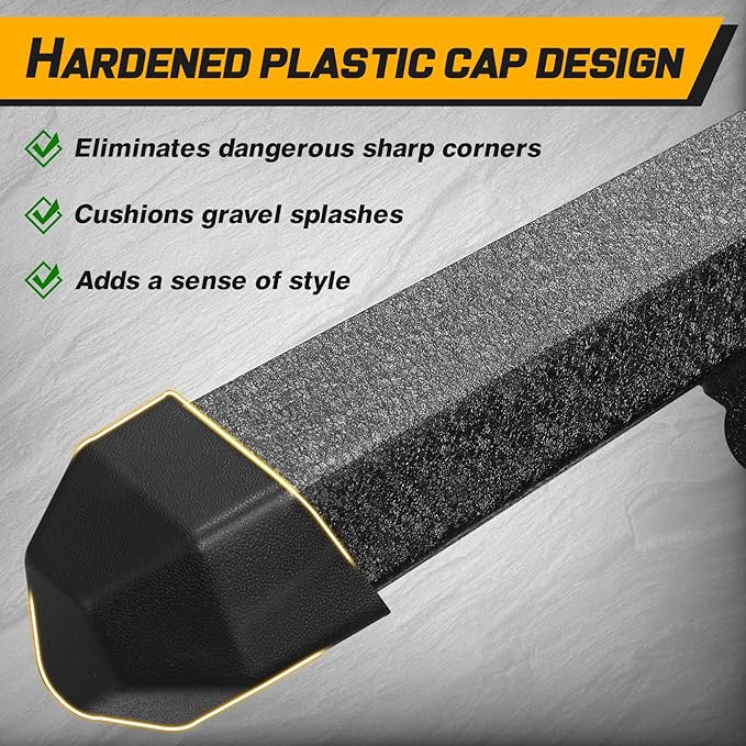 Running Boards Compatible with 2025 2026 Toyota 4Runner(Without Side Skirts), Dual-Stage Textured Black Powder Coated, 4Runner 4 Inch Drop Down Side Steps Made with Carbon Steel.