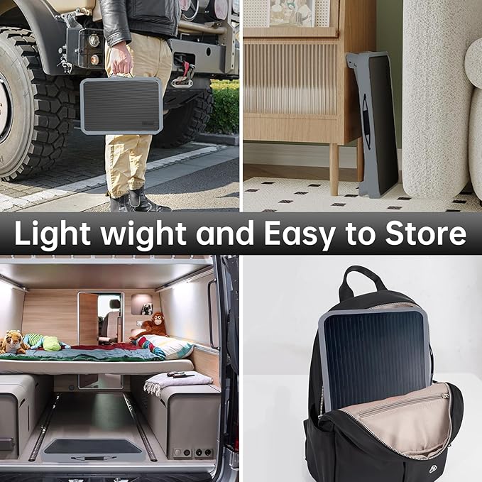 RV Step Stool Foldable 1-Step Ladder Sturdy Metal Stable Step Stool with a Non-Slip Platform Supports up to 500 lb with Non-Slip Rubber Feet, Easy to Carry