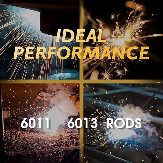 TOOLIOM 135A 110V Mini Stick Welder MMA ARC Welder Machine DC Inverter Welder with Digital Display Portable Welding Machine