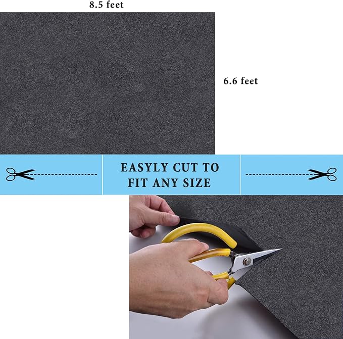 Large Motorcycle Mat Under Car Washable Garage Mats Oil Absorbent Pad Rubber Backing Layer Garage Mats Under Car Protects Floor from Spills, Drips, Splashes and Stains Oil Drip Pan (59x72 In)