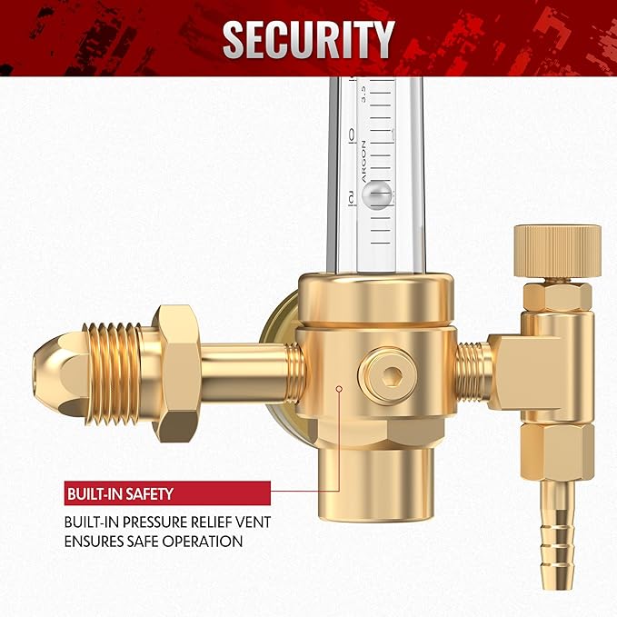 bestarc Argon/CO2 Mig Tig Flow Meter Gas Regulator Gauge Welding (ARG-2)