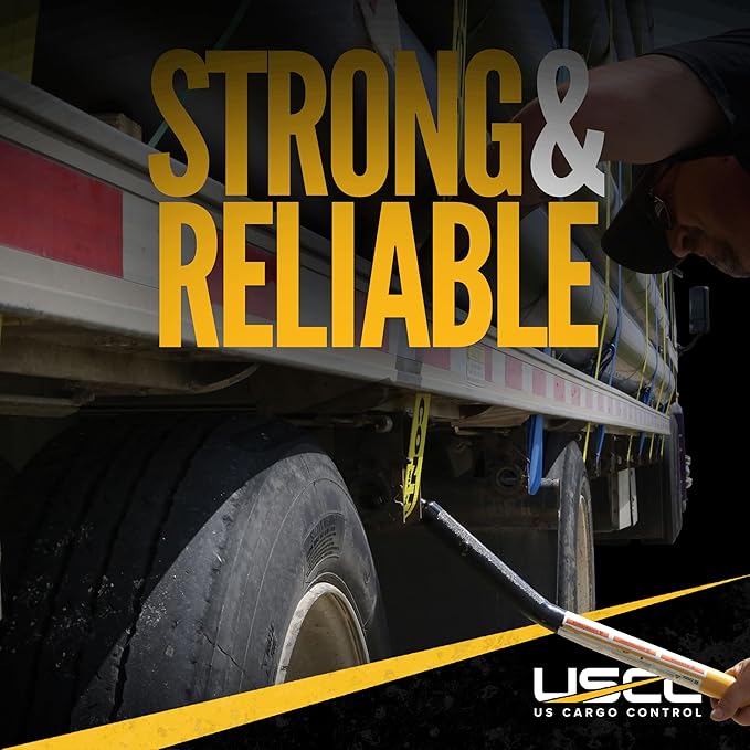 US Cargo Control Standard Sliding Winch for Double L Tracks (5-Pack), 4 Inch Winch Holds Up to 20 Feet of Webbing, Slides to Any Position for Control, 5,500 LBS Working Load Limit