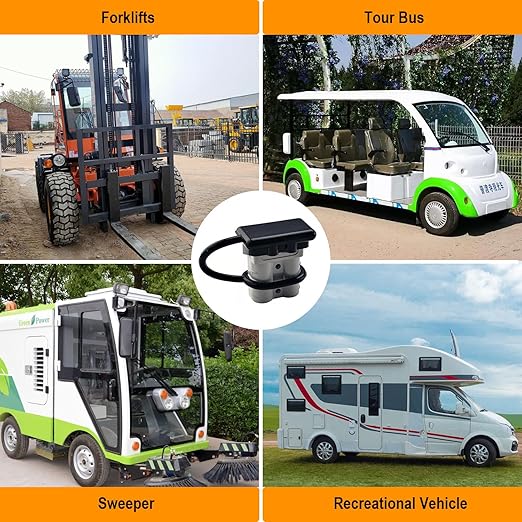 2 Pack 175AMP Battery Quick Connect Disconnect Kit - 1/0 AWG Wire Harness Plug Set for Winch, RV, Truck, Car, ATV, Motor - Heavy Duty Power Connector with Cables (Gray)