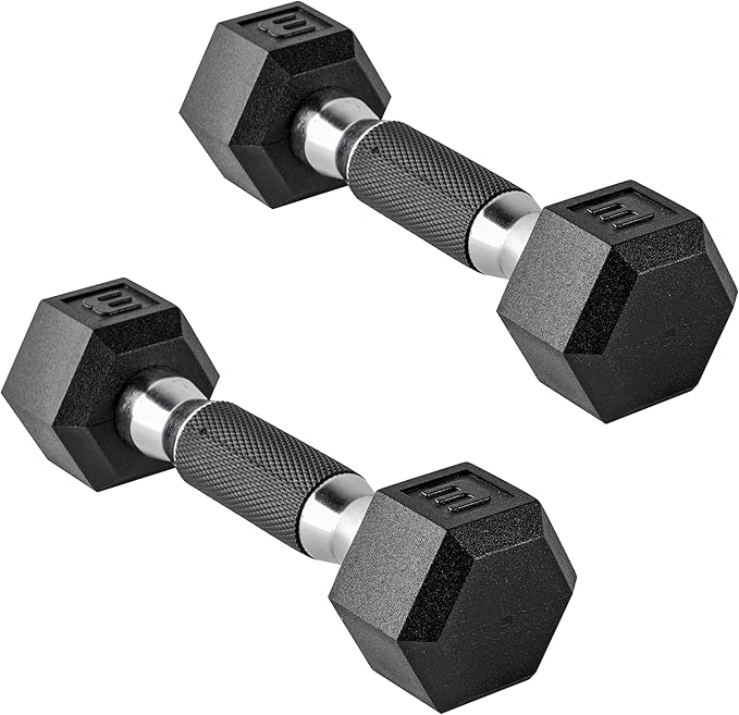 CAP Barbell Coated Dumbbell Weight | Multiple Options Pairs & Sets