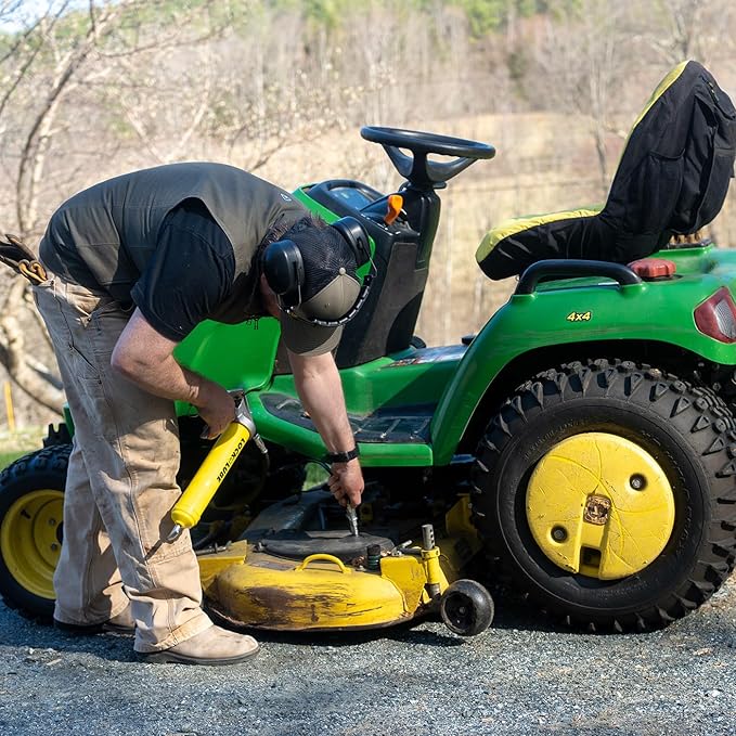 LockNLube Premium Pistol-Grip Grease Gun. Includes our patented LockNLube® Grease Coupler (locks on, stays on, won't leak!) plus a high-quality 20" hose and in-line hose swivel.