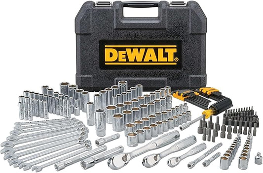 DEWALT Mechanics Tool Set, 1/4" & 3/8" & 1/2" Drive, SAE/Metric, 205-piece (DWMT81534)