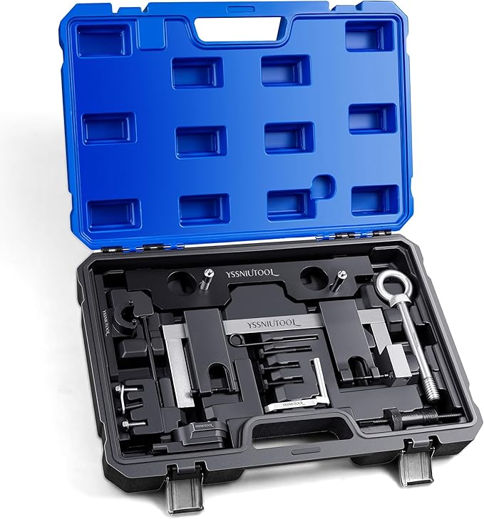 Camshaft Alignment Timing Tool Kit, Compatible with BMW N20 N26 Engine, with Flywheel Holder Tool & Balance Shaft Tool & Fuel Injector Remover Kit,212831,119340,212830,219548