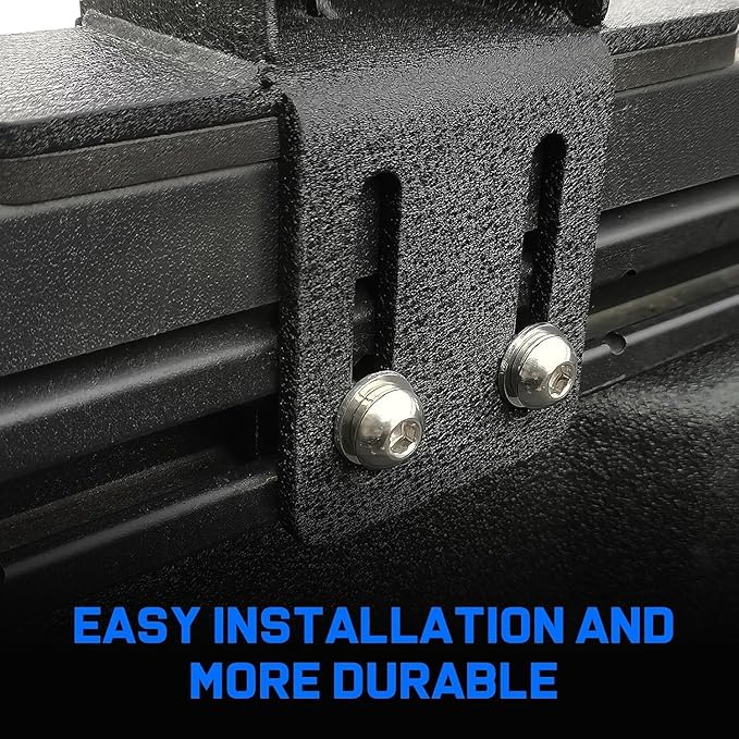 Overland Bed Rack for Full Size Truck 22" 1/2 Bed Rack Compatible with 2007-2025 Toyota Tundra with Factory Bed Rails, for Without Tonneau Bed Cover.