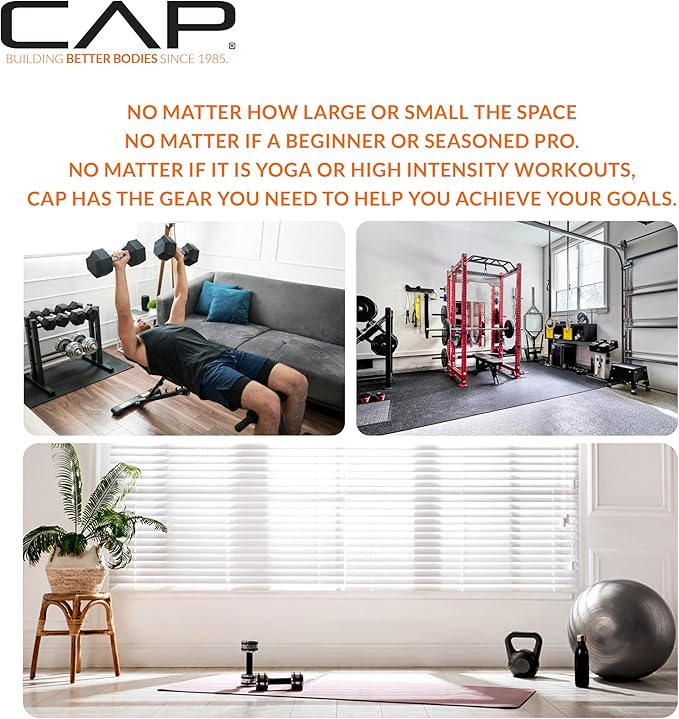 CAP Barbell Coated Dumbbell Weight | Multiple Options Pairs & Sets