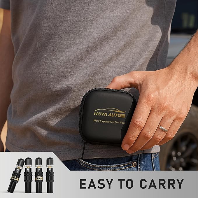 4PCS Tire Deflator(10-30 PSI),Adjustable Auto-Stop Tire Deflators Offroad Accessories,Air Down Tire Deflators 4x4,Screw-on Air Down Tire Tool for Trucks,Motorcycle,Jeep