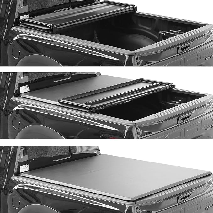 Lyon Cover 5.5ft / 67 inch Soft Tri-Fold Truck Bed Cover Compatible with 2015-2026 Ford F-150 Tonneau Cover