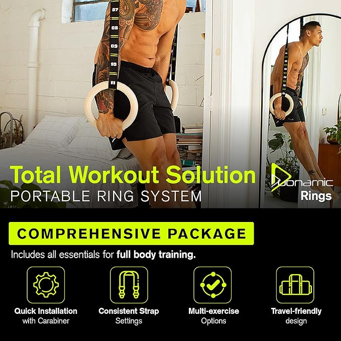 Duonamic Eleviia: Portable Doorway Pull-Up Bar – Lightweight, Travel-Ready, 250 lb Capacity