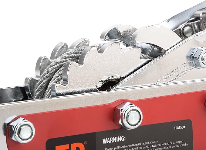 TR Industrial Portable 4-Ton Dual Gear Power Puller