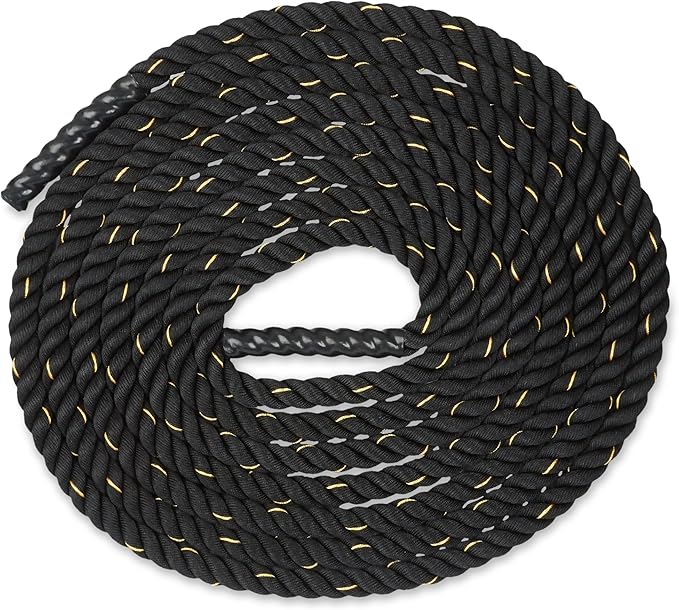 Amazon Basics Battle Rope for Home Gym Workout, Exercise Training Equipment