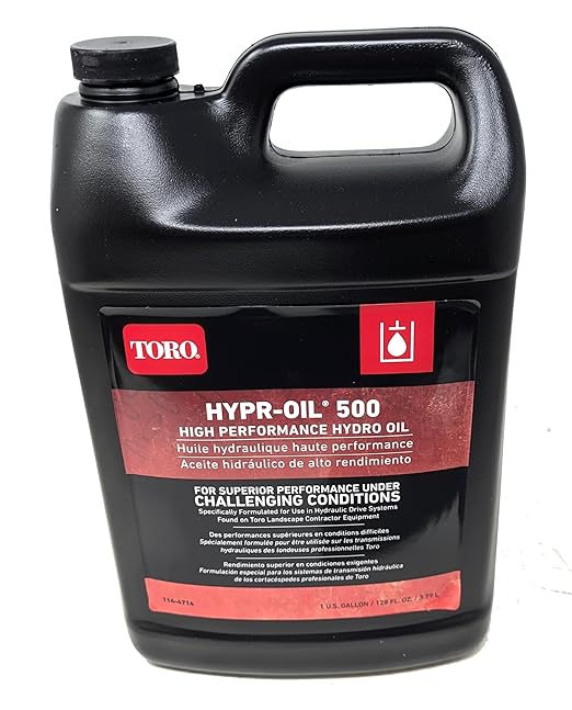 Toro Gallon 114-4714 Hypr-Oil 500 Hydro Fluid and Funnel