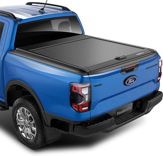 Retractable Hard Tonneau Cover Fits 2019-2026 Ford Ranger 5 FT Truck Bed 61'' (5 FT)