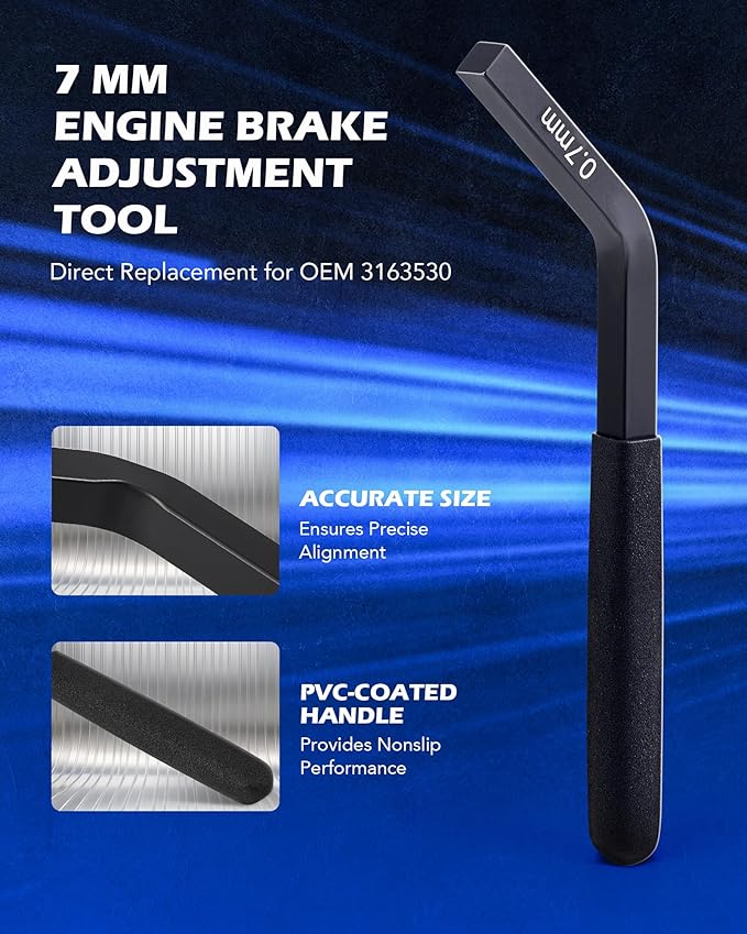 Orion Motor Tech Camshaft Gear Puller Tool Set, 11pc Camshaft Timing Tool Kit Compatible with 2007-2017 Cummins ISX QSX X15 Engines, Camshaft Holding Tool with 3163530 Engine Brake Adjustment Tool