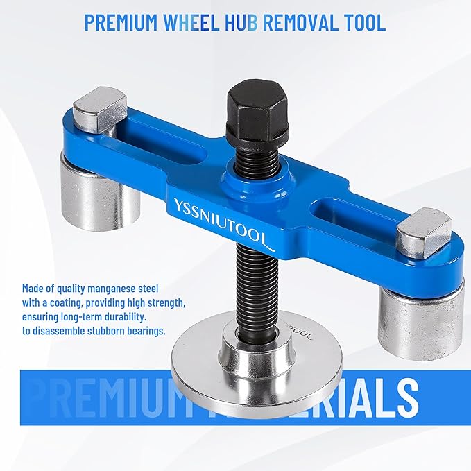 Universal Hub Puller for Commercial Trucks.Rear Axle Drive Axle Hub Puller Removal Tool for Class 6-8 Trucks.Rear Axle Wheel Bearing Puller Heavy Duty Hub Bearing Extractor for Trucks Semi-Trailers