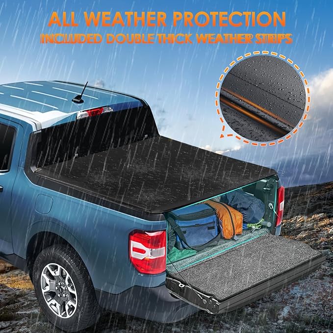 Nilight Truck Bed Cover for Ford Ranger Maverick Series