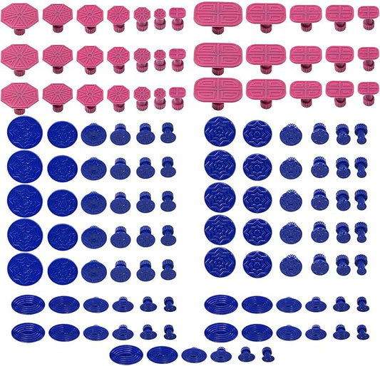 126pcs Car Body Dent Removal Pulling Tabs,Dent Puller Tabs,Paintless Repair Tool,Glue Tabs for Automobile Dent Repair Hail Damage Removal Tools
