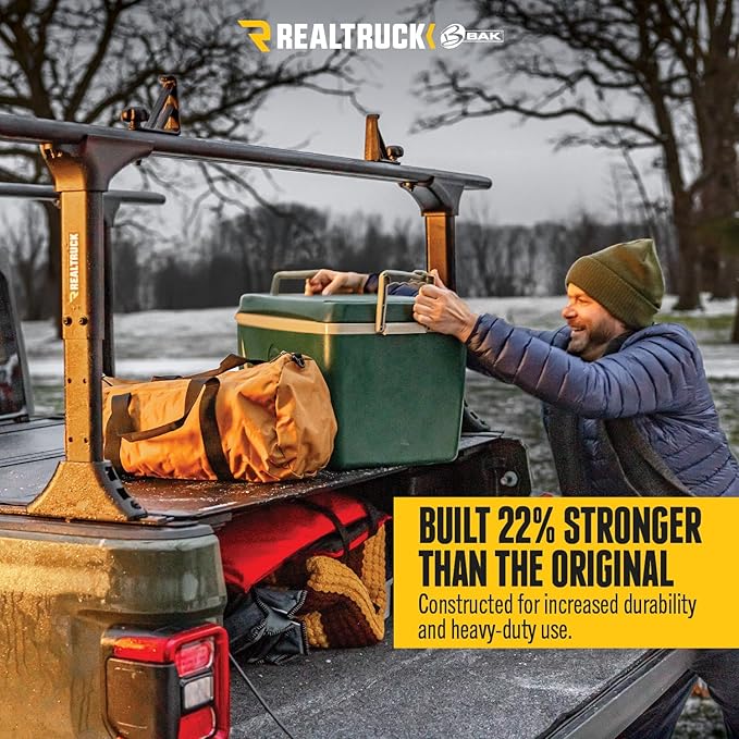 RealTruck BAK MX4 TS Hard Folding Truck Bed Tonneau Cover | 449330TS | Fits 2017-2025 Ford F-250/F-350 Superduty 6' 10" Bed (82")