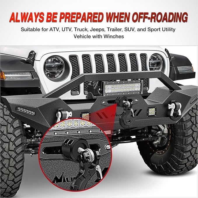 Nilight Winch Stopper for ATV UTV Truck SUV Winch Cable Hook Rubber Stopper 2 Pack Protect Towing Hook Synthetic Rope Winch Accessories Rope Line Saver with Stainless Steel Screws Allen Wrenc, Black