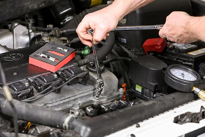 ARES 37001-3-Piece Universal Joint Socket Set - Includes 1/4-Inch, 3/8-Inch, and 1/2-Inch Drive U-Joints - EVA Foam Holder