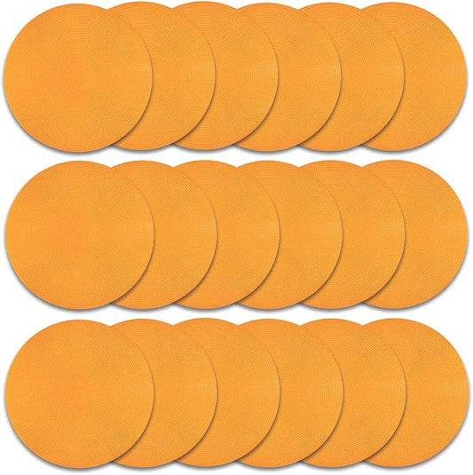 Spot Markers Rubber Floor Dots 9inch Non Slip Agility Dots Flat Cones for Kids Sports Soccer Basketball Training, Social Distancing, Preschool Kindergarten Classroom