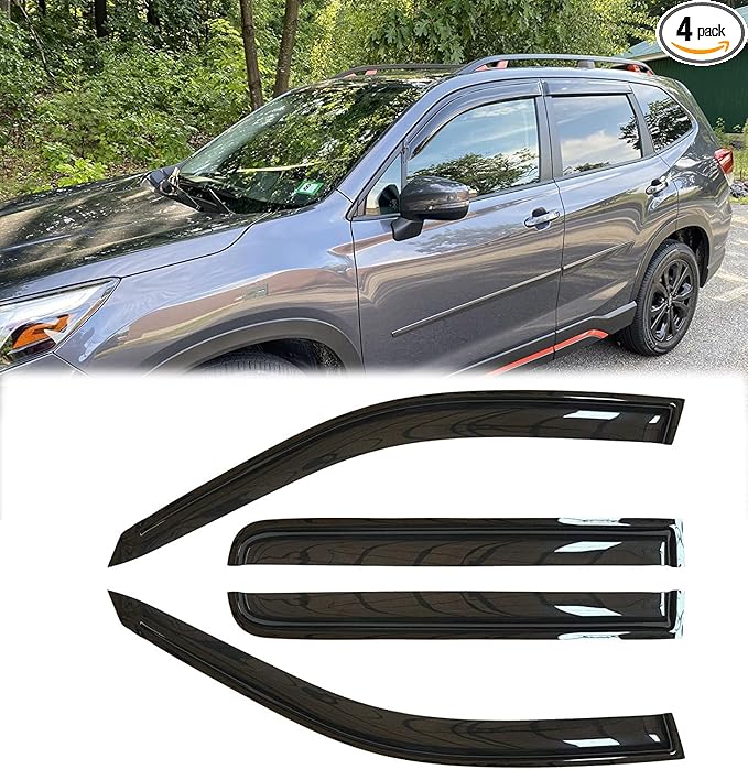 94773 Sunproof Waterproof Side Window Wind Deflector, 4pcs Protective Replacements Rain Guards Set, Window Visor fit for 2016-2020 Buick Envision