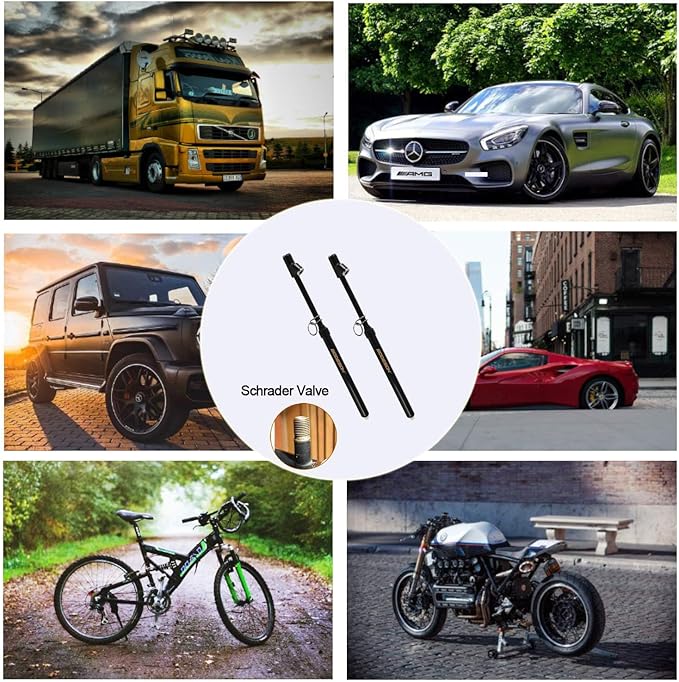 GODESON Dual Head Tire Pressure Gauge, Heavy Duty Pencil Tire Gauge Range 10-150PSI,Dual Head Truck Pen Air Pressure Gauge (Pack of 20)…