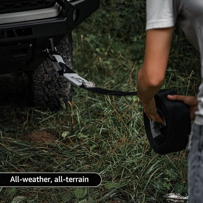 JACO 4X4 TowPro Recovery Tow Strap - 3 inch x 20 ft | Off Road Towing Rope (31,542 lbs)