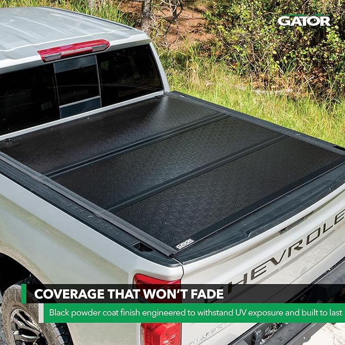 Gator EFX Hard Tri-Fold Truck Bed Tonneau Cover | GC34008 | Fits 2019 - 2025 Dodge Ram 1500 w/o RamBox, Does Not Fit w/ Multi-Function (Split) Tailgate 5' 7" Bed (67.4")