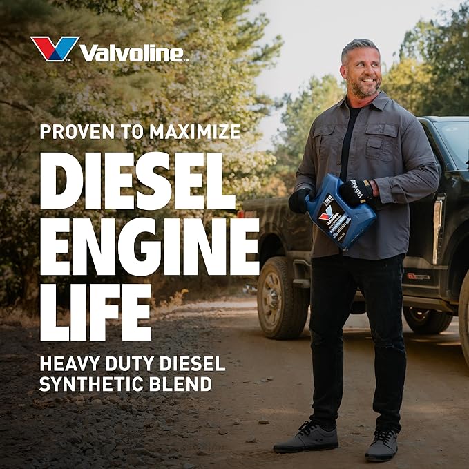 Valvoline Heavy Duty Synthetic Blend 15W-40 Diesel Engine Oil 1 Gallon